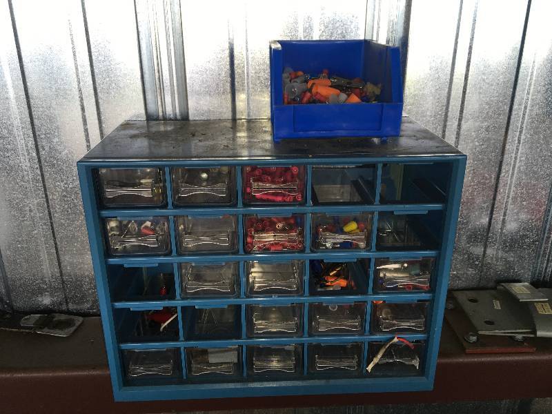 lot 106 image: Nuts,Bolts, & Misc Storage Bins