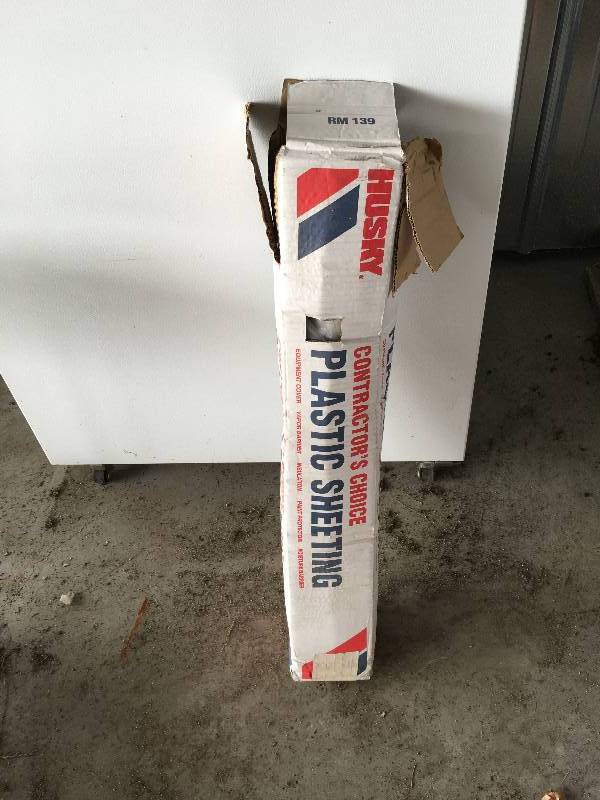 lot 115 image: Husky Contractors Choice Plastic Sheeting