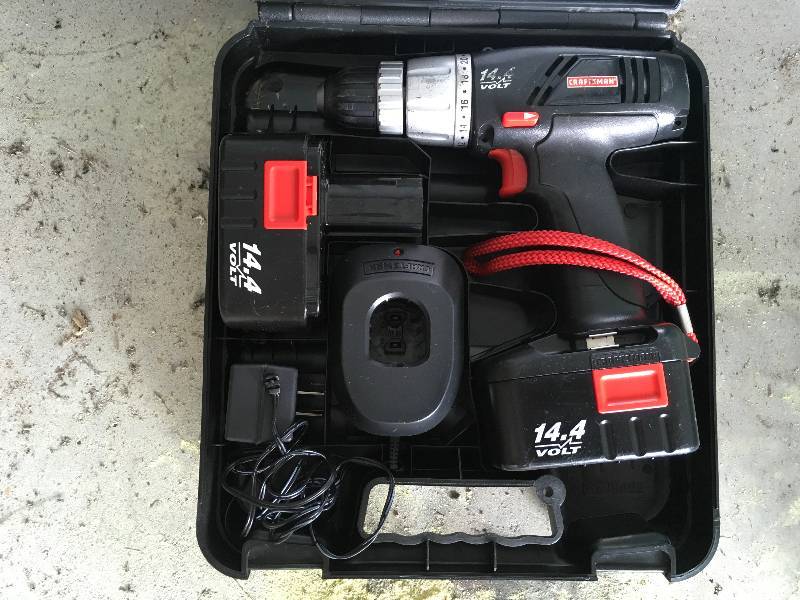 lot 155 image: Craftsman 14.4 Volt Drill
