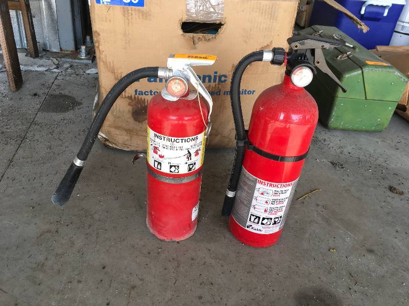 lot 171 image: Two Fire Extinguishers