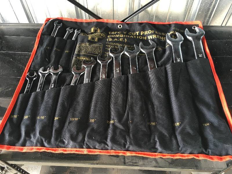lot 183 image: 14PC V Cut Professional Combo Wrench Set