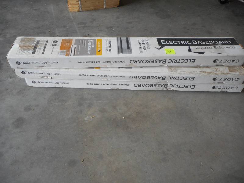 3 Cadet Baseboard Heaters