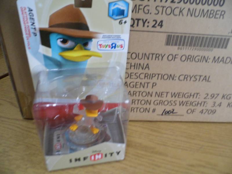 Case of 24  Agent P Action Figures