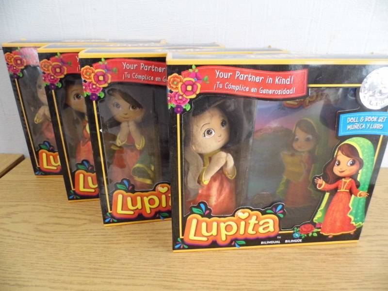 Lot of 4 Lupita Bilingual Dolls
