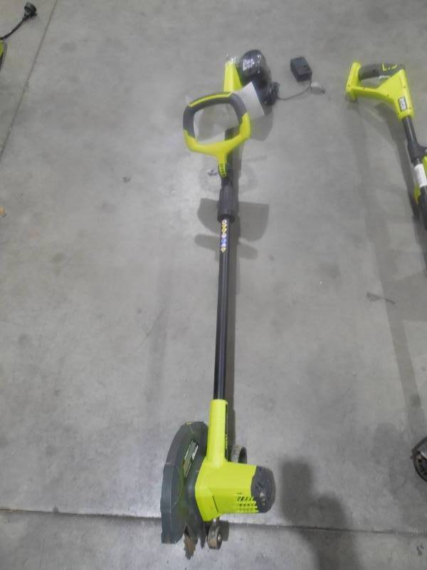 lot 16 image: RYOBI ONE 9 in. 18-Volt Lithium-Ion Cordless Battery Edger
