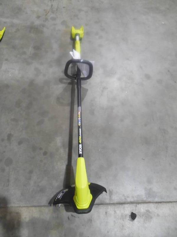 lot 20 image: RYOBI 40-Volt Lithium-Ion Cordless Battery String Trimmer (Tool Only)