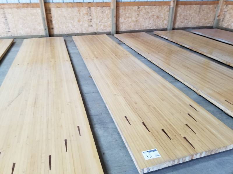 lot 15 image: Maple Wood Bowling Alley Wood Flooring