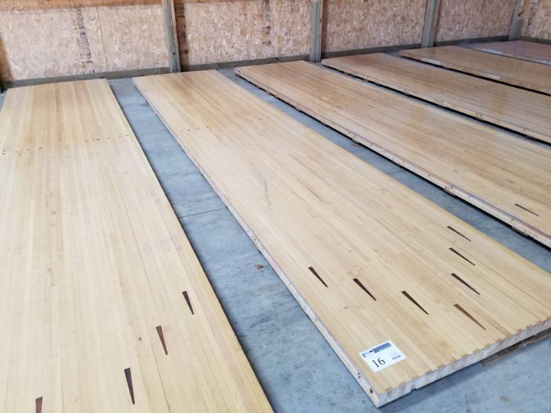 lot 16 image: Maple Wood Bowling Alley Wood Flooring