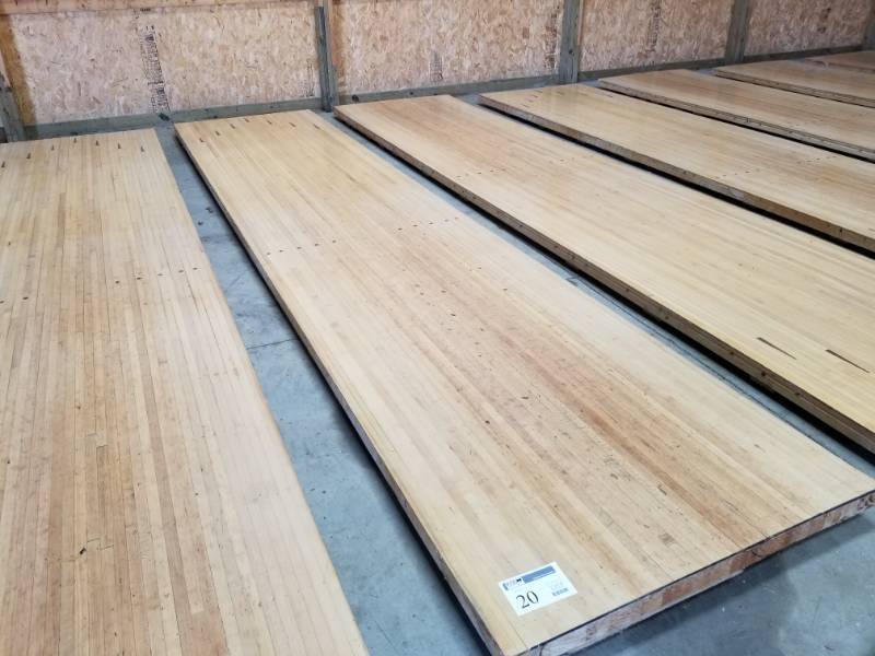 lot 20 image: Maple Wood Bowling Alley Wood Flooring