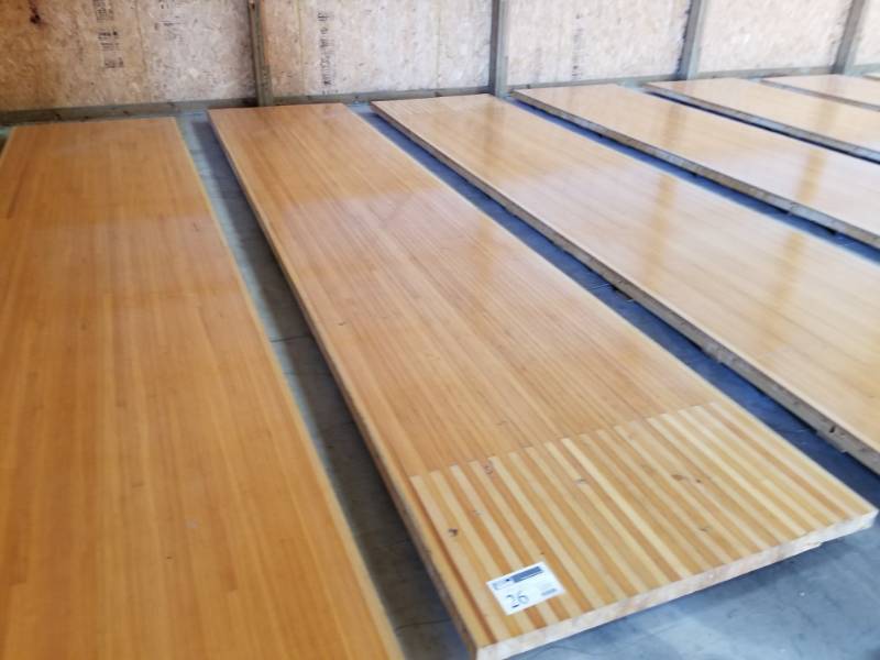 lot 26 image: Pine Wood Bowling Alley Wood Flooring