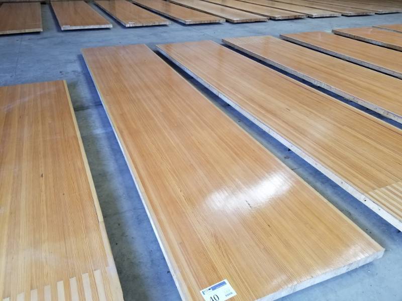 lot 40 image: Pine Wood Bowling Alley Wood Flooring