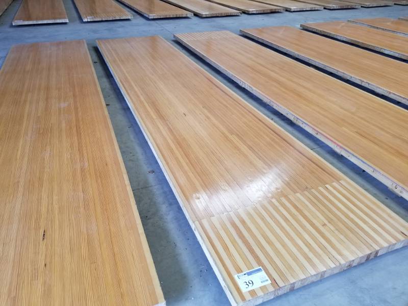 lot 39 image: Pine Wood Bowling Alley Wood Flooring