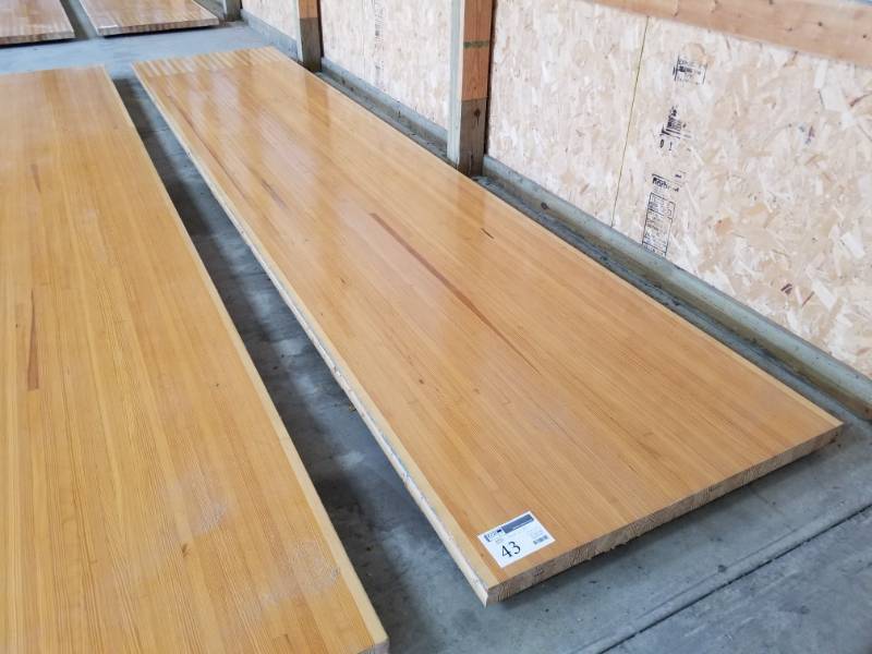 lot 43 image: Pine Wood Bowling Alley Wood Flooring
