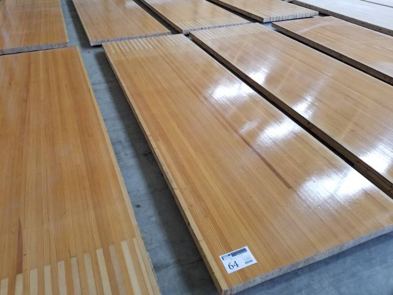 lot 64 image: Pine Wood Bowling Alley Wood Flooring
