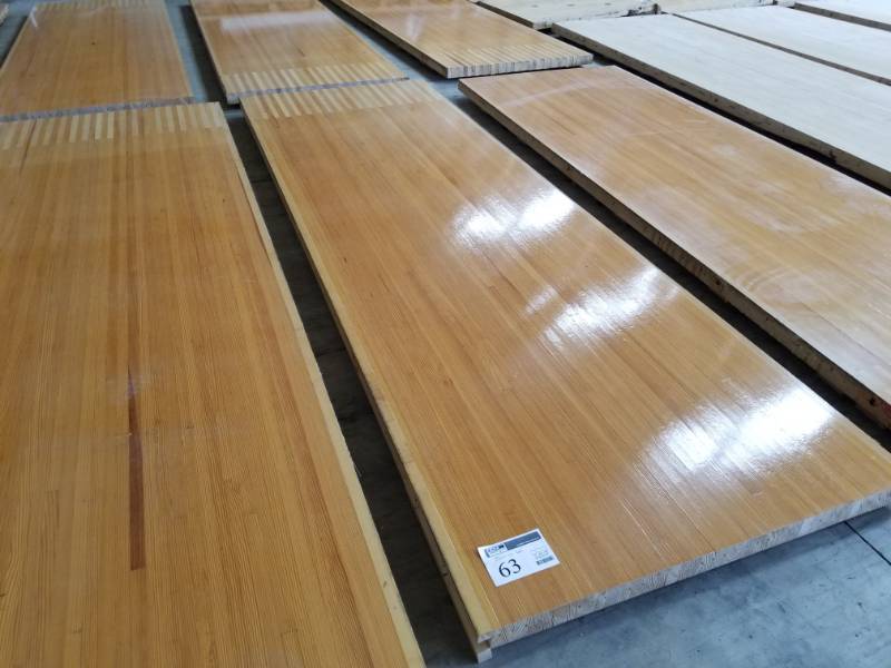 lot 63 image: Pine Wood Bowling Alley Wood Flooring