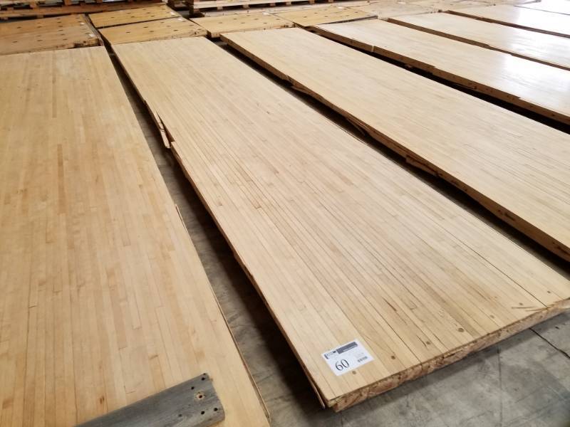 lot 60 image: Maple Wood Bowling Alley Wood Flooring