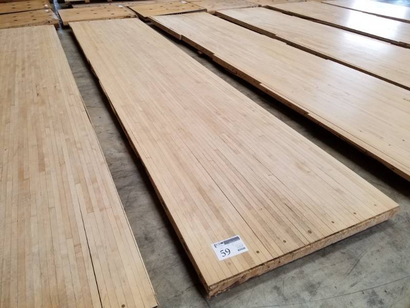 lot 59 image: Maple Wood Bowling Alley Wood Flooring