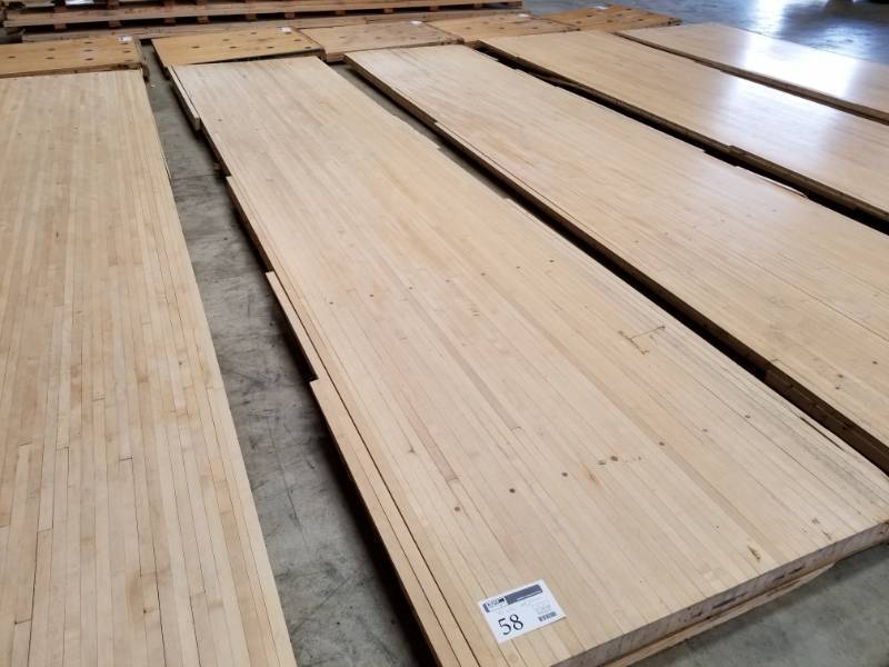 lot 58 image: Maple Wood Bowling Alley Wood Flooring