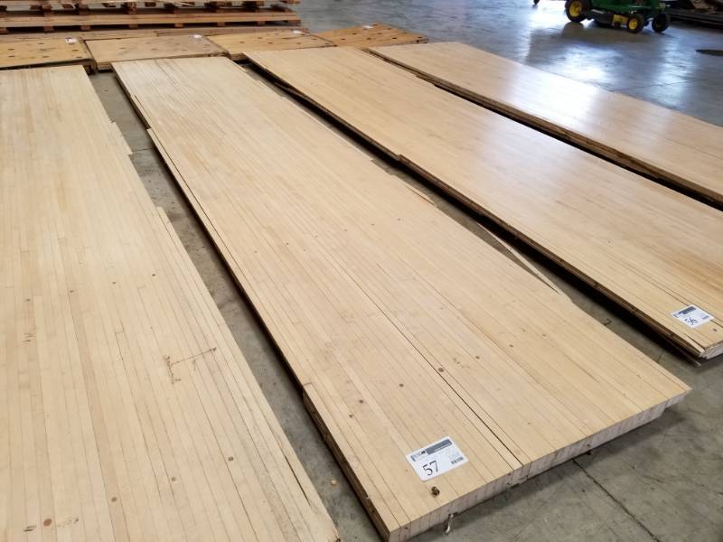 lot 57 image: Maple Wood Bowling Alley Wood Flooring