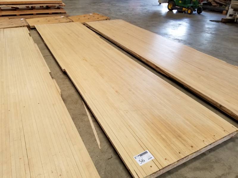 lot 56 image: Maple Wood Bowling Alley Wood Flooring