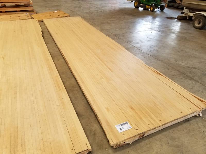 lot 55 image: Maple Wood Bowling Alley Wood Flooring