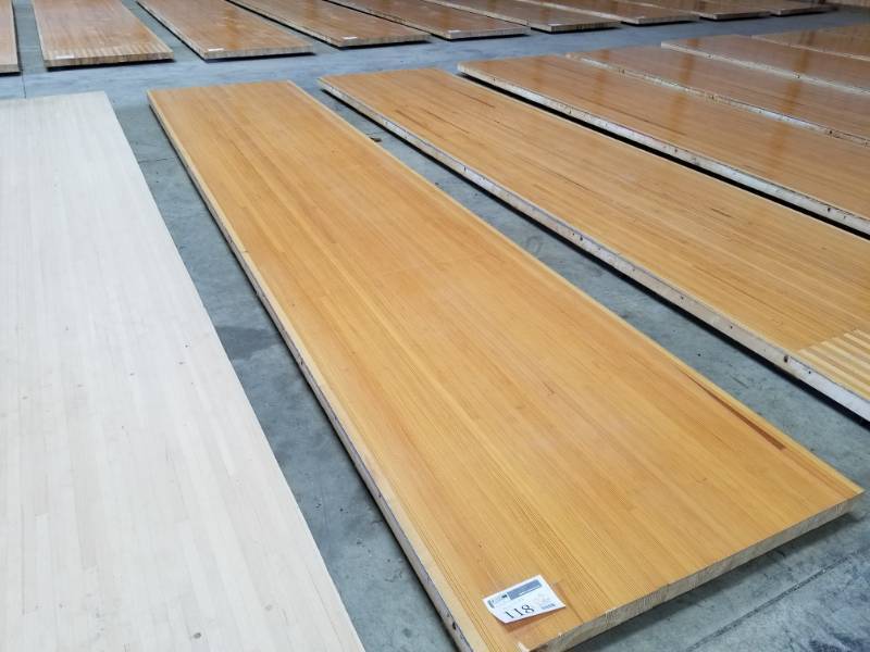 lot 118 image: Pine Wood Bowling Alley Wood Flooring