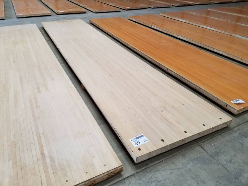 lot 49 image: Maple Wood Bowling Alley Wood Flooring