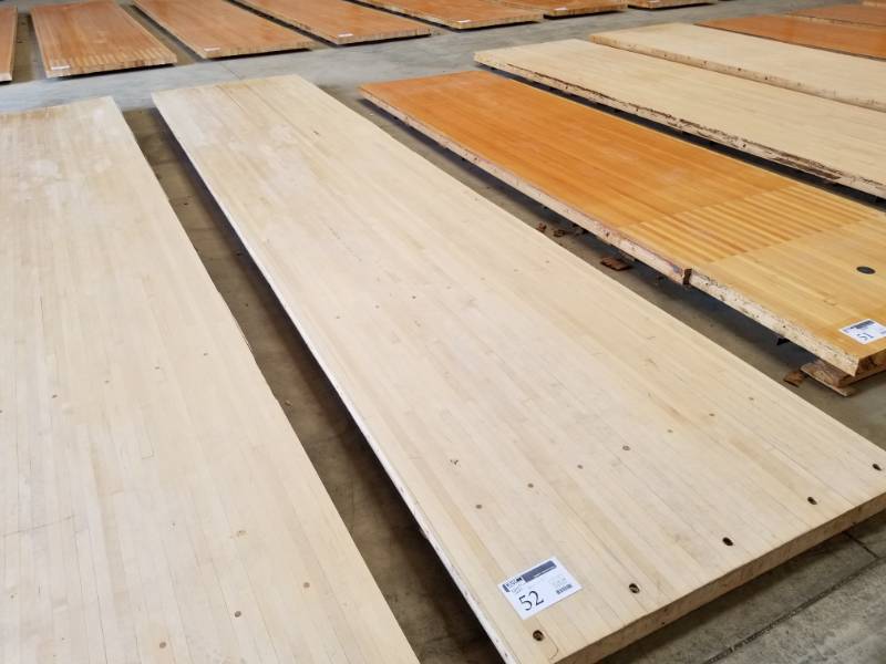 lot 52 image: Maple Wood Bowling Alley Wood Flooring