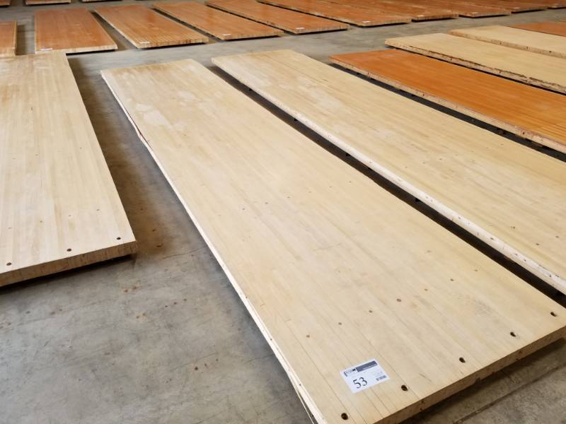 lot 53 image: Maple Wood Bowling Alley Wood Flooring