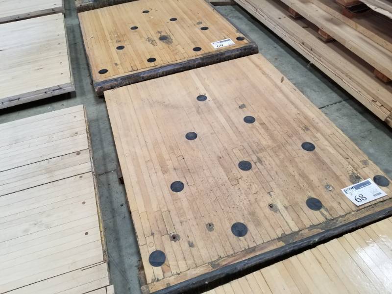 lot 68 image: Maple Wood Bowling Alley Wood Flooring