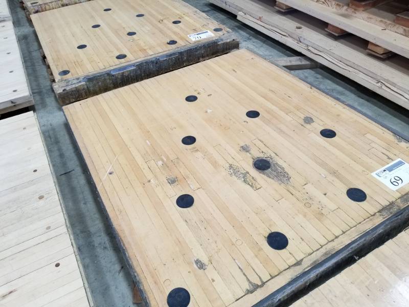 lot 69 image: Maple Wood Bowling Alley Wood Flooring