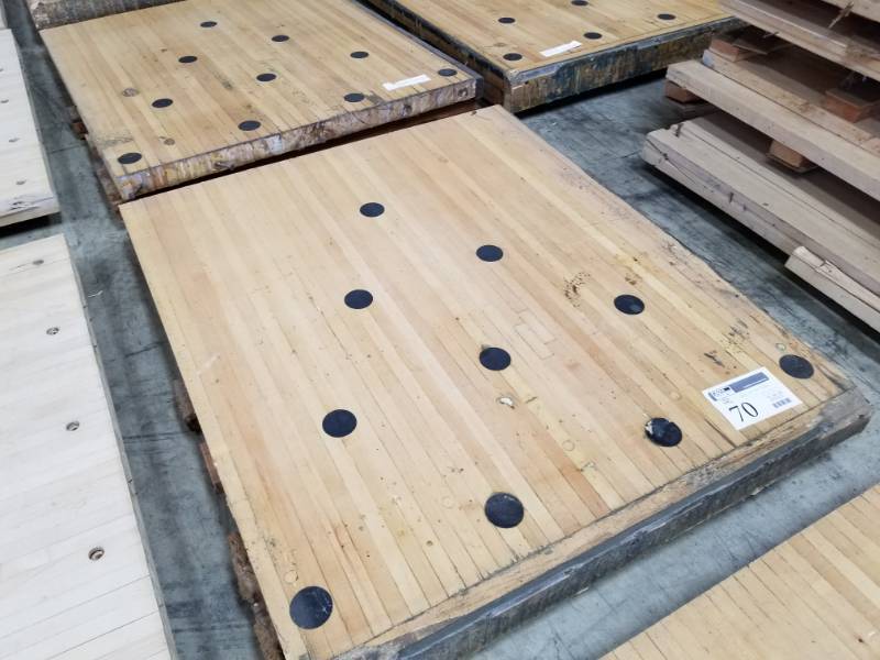 lot 70 image: Maple Wood Bowling Alley Wood Flooring