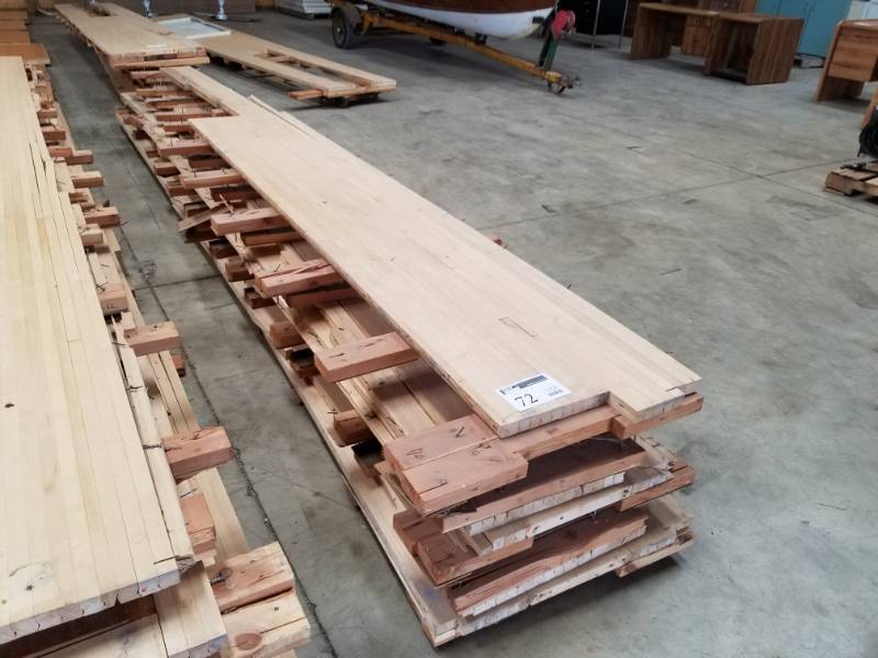lot 72 image: Maple Wood Bowling Alley Wood Flooring