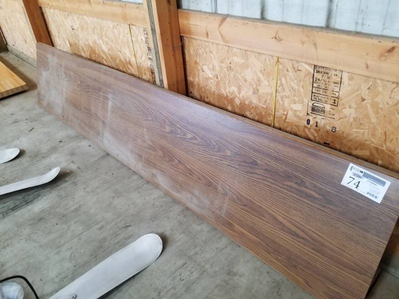lot 74 image: Pressed Wood Counter