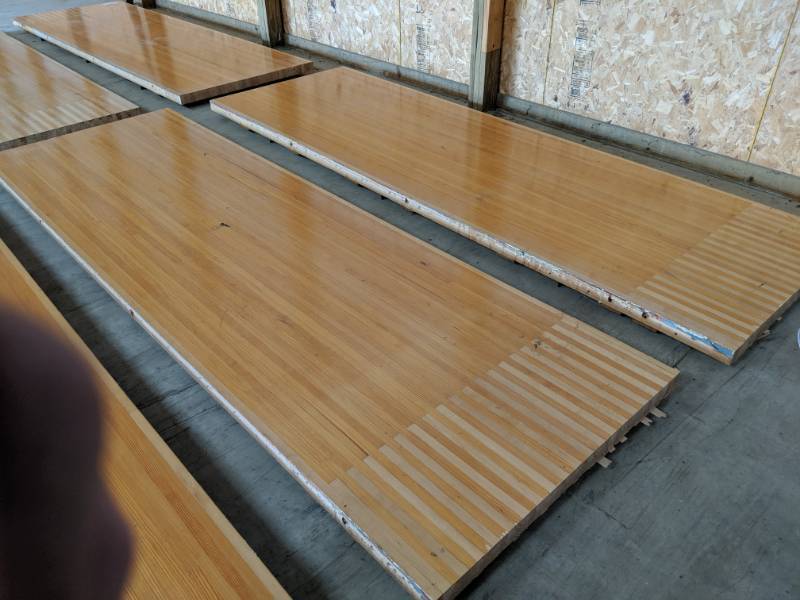 lot 42A image: Pine Wood Bowling Alley Wood Flooring