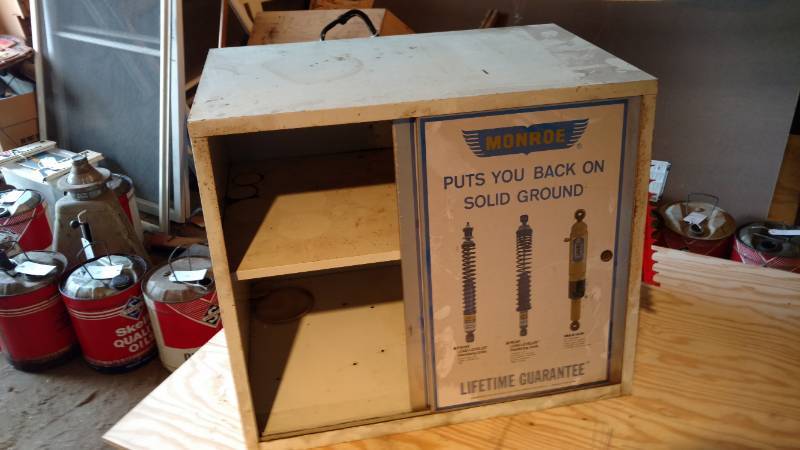 lot 84 image: Metal Monroe Shock Absorber Cabinet