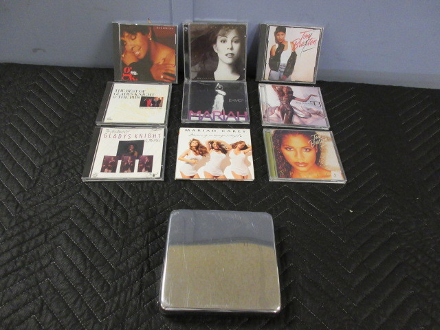 lot 334 image: GLADYS KNIGHT, TONI BRAXTON AND MARIAH CAREY CD COLLECTIONS