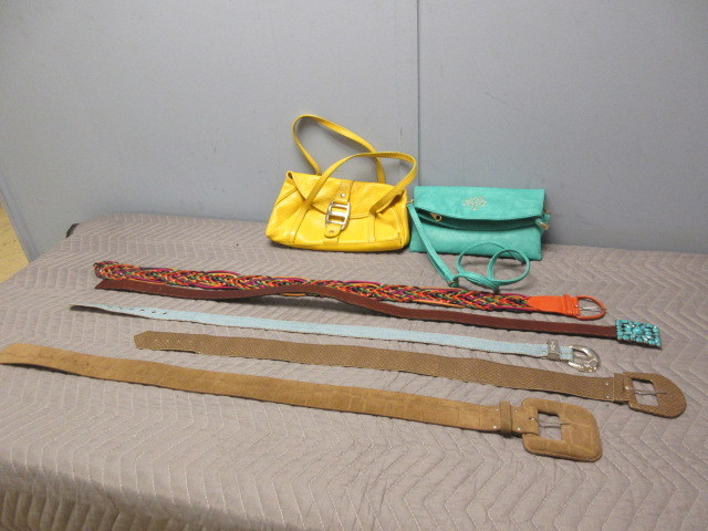lot 348 image: HOGAN HANDBAG, BELTS AND MORE