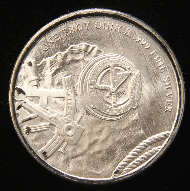 1 TROY OZ. .999 FINE SILVER PROSPECTOR ROUND