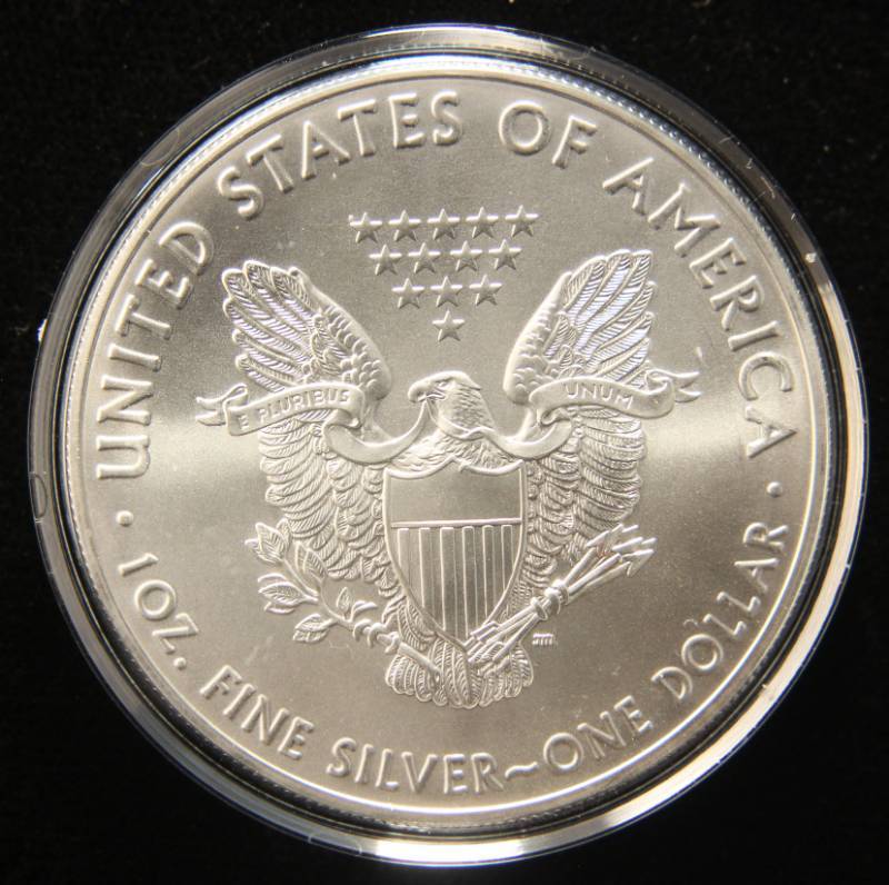 2018 AMERICAN SILVER EAGLE 1 TROY OZ. .999 FINE SILVER IN AIRTITE