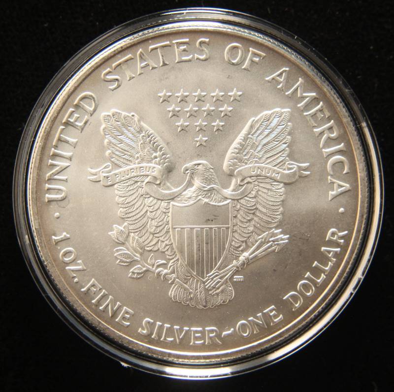 2003 AMERICAN SILVER EAGLE 1 TROY OZ. .999 FINE SILVER IN AIRTITE