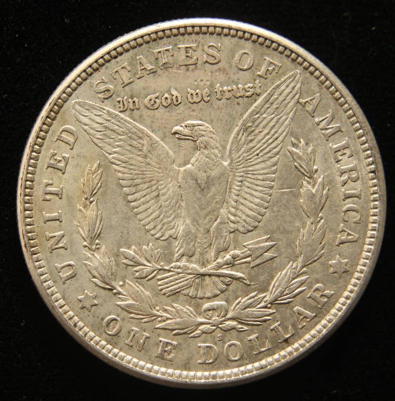 1921-S MORGAN SILVER DOLLAR