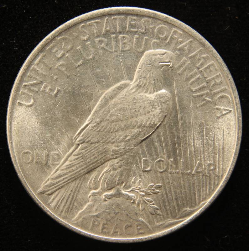 1925 PEACE SILVER DOLLAR BU