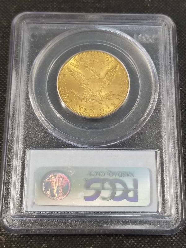 1899-S US $10 LIBERTY GOLD EAGLE MS62 PCGS