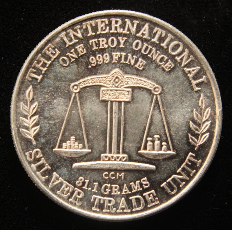 1 TROY OZ. .999 FINE SILVER VINTAGE TRADE UNIT