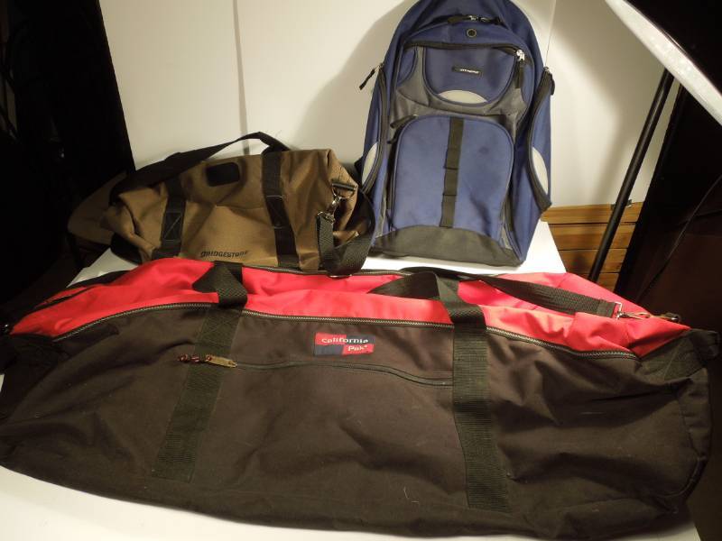 lot 85 image: Sports Duffle Bag, Small Duffle Bag, Rolling Backpack