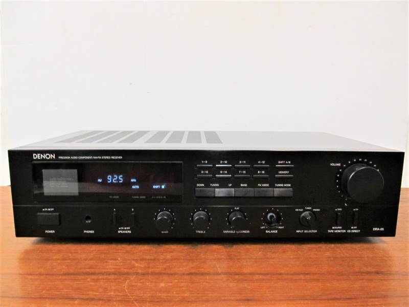 lot 59 image: Working DENON Model DRA-25 Stereo Receiver