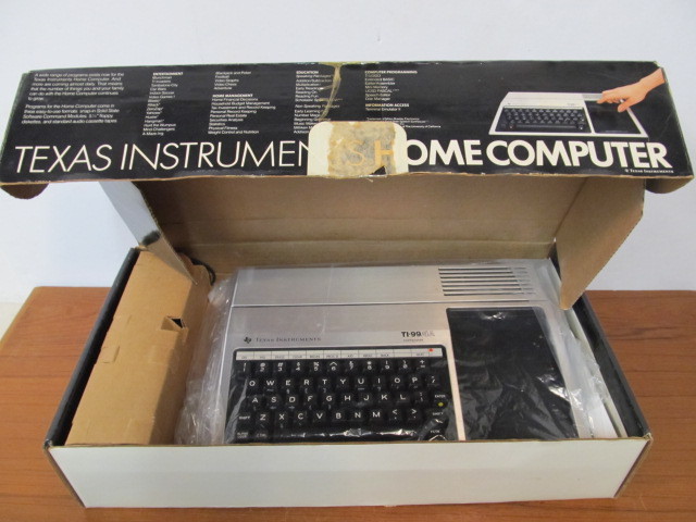 lot 109 image: Vintage Texas Instruments 994A Home Computer wBox