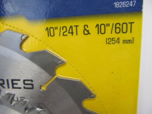 lot 219 image: Brand New IRWIN 10 Miter Saw Blades