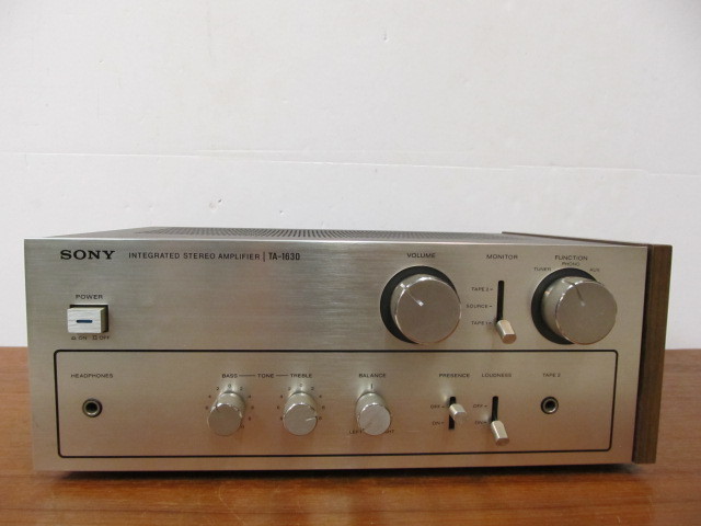 lot 191 image: Vintage SONY Model TA-1630 Integrated Stereo Amplifier